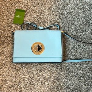 Kate spade light blue new bury lane purse